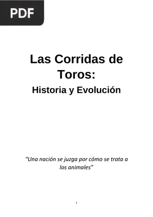 Las Corridas de Toros: Historia y Evolución (Artículo)