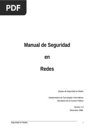 Manual de Seguridad en Redes