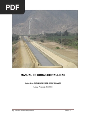 Manual de obras hidráulicas