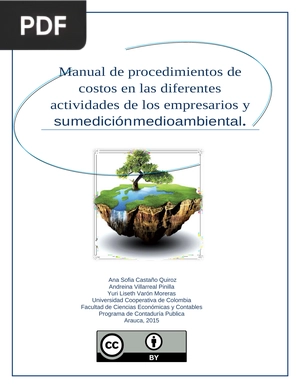 Manual de procedimientos de costos en las diferentes actividades de los empresarios y sumediciónmedioambiental.