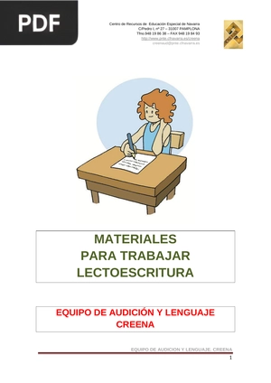 Materiales para trabajar lectoescritura