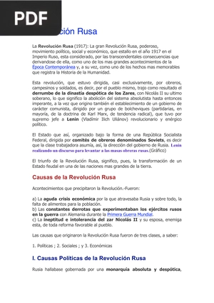 Revolución Rusa (Artículo)