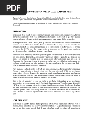 ¿Tiene algún Benefico para la Salud el Uso del Reiki?