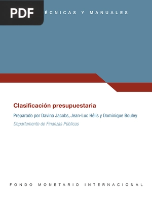 Clasificación presupuestaria