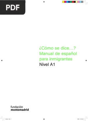 ¿Cómo se dice? Manual de español para inmigrantes Nivel A1