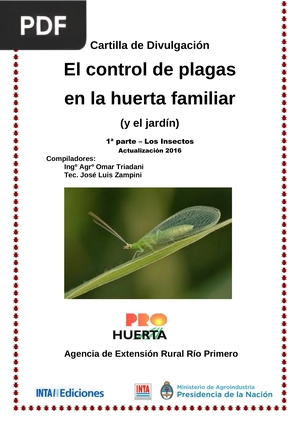 El control de plagas en la huerta familiar