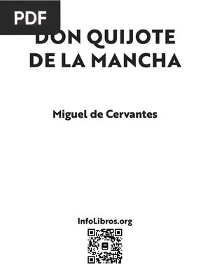 El ingenioso Hidalgo Don Quijote de la Mancha