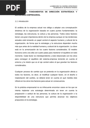 Fundamentos de dirección estratégica y estrategia empresarial