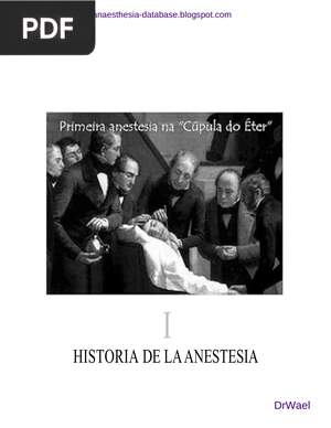 Historia de la Anestesia