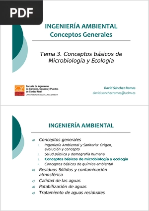 Ingeniería Ambiental. Conceptos generales