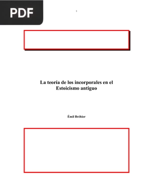 La teoría de los incorporales en el Estoicismo antiguo