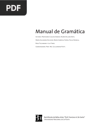 Manual de Gramática