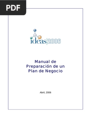 Manual de Preparación de un Plan de Negocio