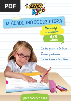 Mi cuaderno de escritura. 4/5 años