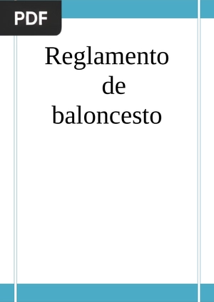 Reglamento de baloncesto