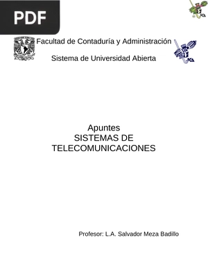 Sistemas de Telecomunicaciones