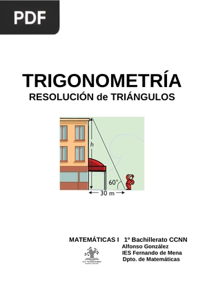 Trigonometría. Resolución de triángulos