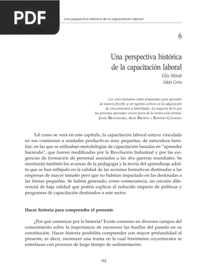 Una perspectiva histórica de la capacitación laboral