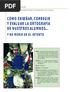 Cómo enseñar, corregir y evaluar la ortografía de nuestros alumno. Y no morir en el intento