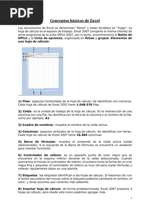 Conceptos básicos de Excel (Artículo)