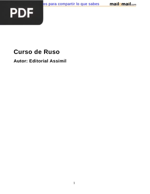 Curso de Ruso