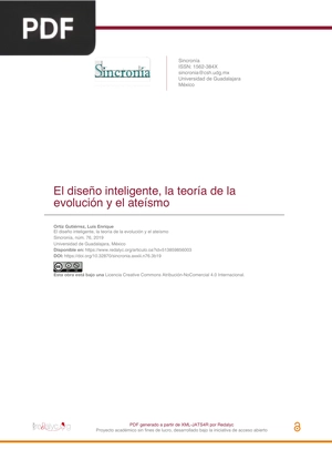 El diseño inteligente, la teoría de la evolución y el ateísmo