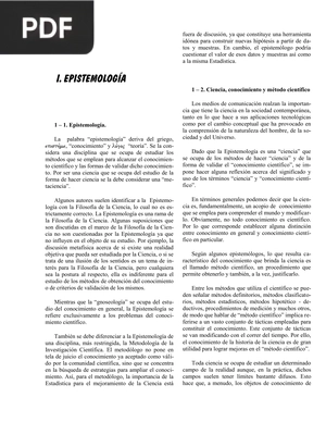 Epistemología (Artículo)