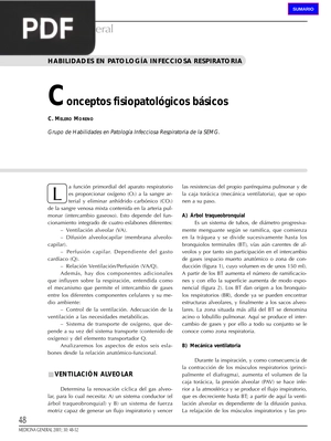 Habilidades en patología infecciosa respiratoria (Artículo)