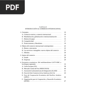 Introducción al Comercio Internacional