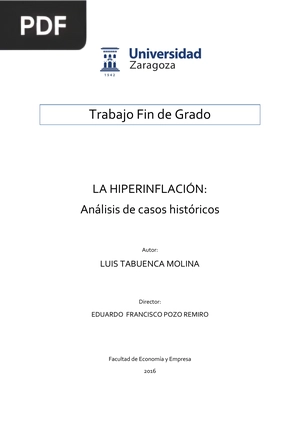 La Hiperinflación: Análisis de casos históricos