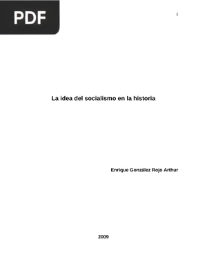 La idea del socialismo en la historia