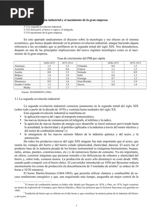 La segunda revolución industrial y el nacimiento de la gran empresa