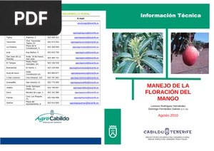 Manejo de la floración del mango (Artículo)