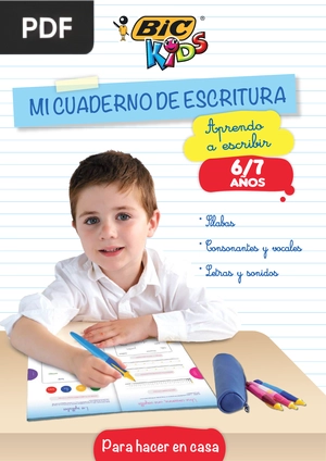 Mi cuaderno de escritura. 6/7 años