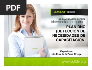 Plan DNC (Detección de Necesidades de Capacitación) (Presentación)