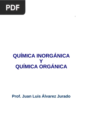 Química Inorgánica y Química Orgánica