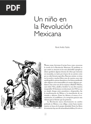 Un niño en la Revolución Mexicana (Artículo)