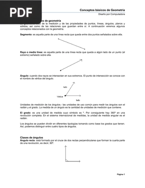 Conceptos básicos de Geometría