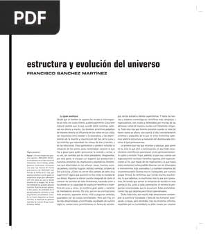 Estructura y evolución del universo (Artículo)