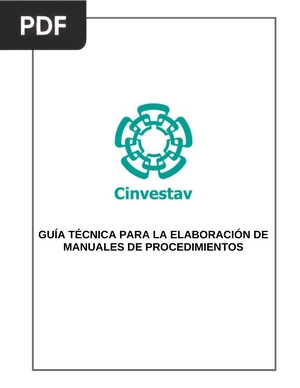 Guía técnica para la elaboración de manuales de procedimientos