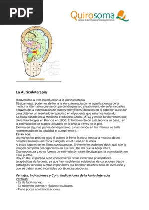 La Auriculoterapia (Artículo)