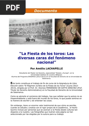 La Fiesta de los toros: Las diversas caras del fenómeno nacional