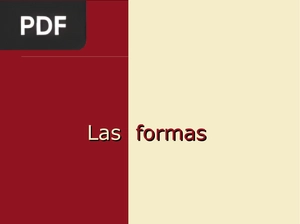 Las formas (Presentación)