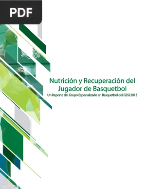 Nutrición y Recuperación del Jugador de Basquetbol