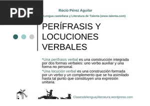 Perígrasis y locuciones verbales (Artículo)