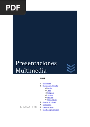 Presentaciones Multimedia