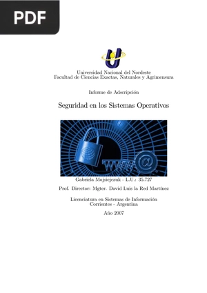 Seguridad en los Sistemas Operativos