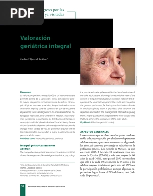 Valoración geriátrica integral