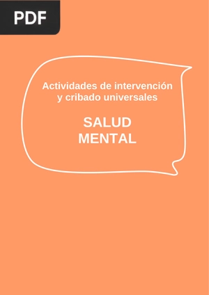 Actividades de intervención y cribado universales. Salud mental