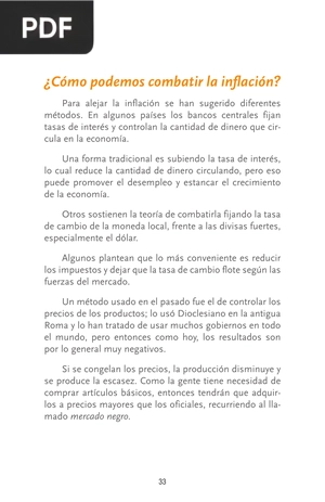 ¿Cómo podemos combatir la inflación? (Artículo)